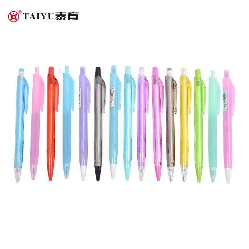 Gumagamit ang mga Mag-aaral ng Roll Ball Pen na May Transparent Color Multi-Color Triangle Pen Holder