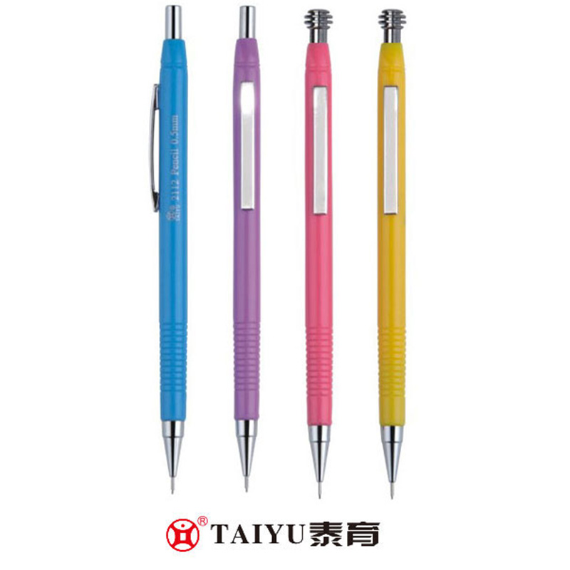 Gumagamit ang mga Mag-aaral ng Mechanical Pencil na May Fine Pen Holder na Costomized Color Mechanical Pencil 2112