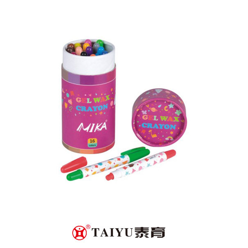 Gumagamit ang mga Mag-aaral ng Crayon 12 Colors In Barrel With Pen Holder Crayon-XC 03