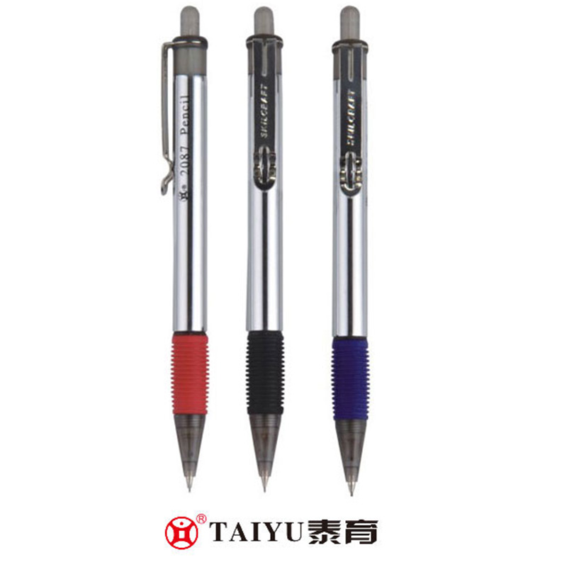 Gumagamit ang mga Mag-aaral ng Mechanical Pencil na May Transparent Pen Holder Mechanical Pencil 2087