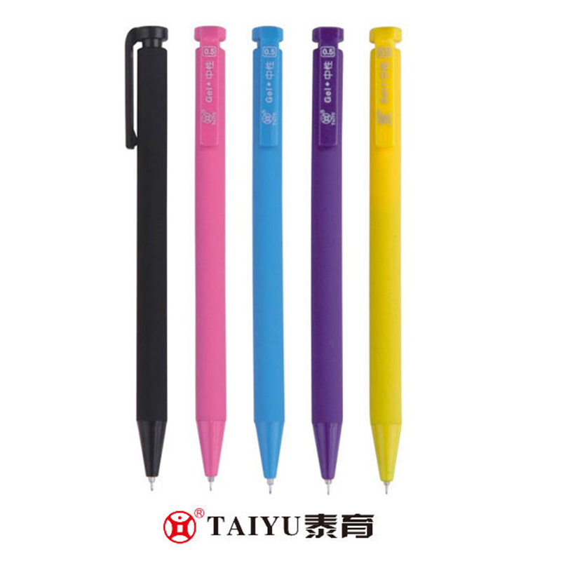 Gumamit ng Opisina ng Roll Ball Pen na May Clip ng Panulat sa Ilalim ng Cap One Piece Roll Ball Pen 3147