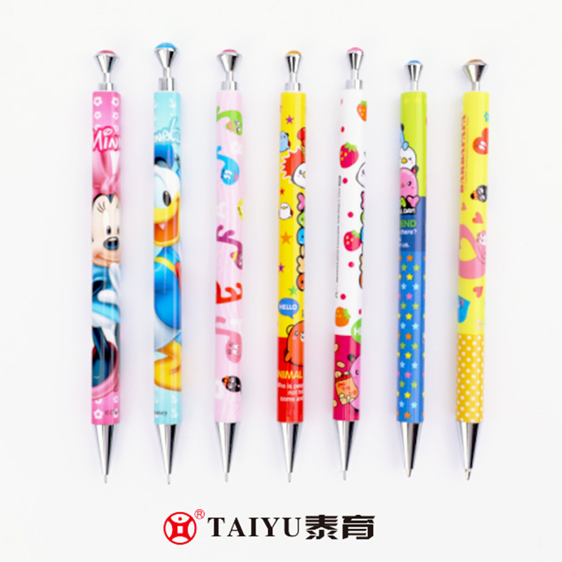 Gumagamit ang mga Mag-aaral ng Mechanical Pencil na May Diamond Press Head Para sa Natatanging Styling Mechanical Pencil 2102