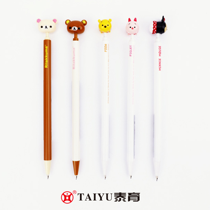 Gumagamit ang Mag-aaral ng Mechanical Pencil Cartoon Head na Nagbebenta Sa Japan At Korea Mechanical Pencil 2124