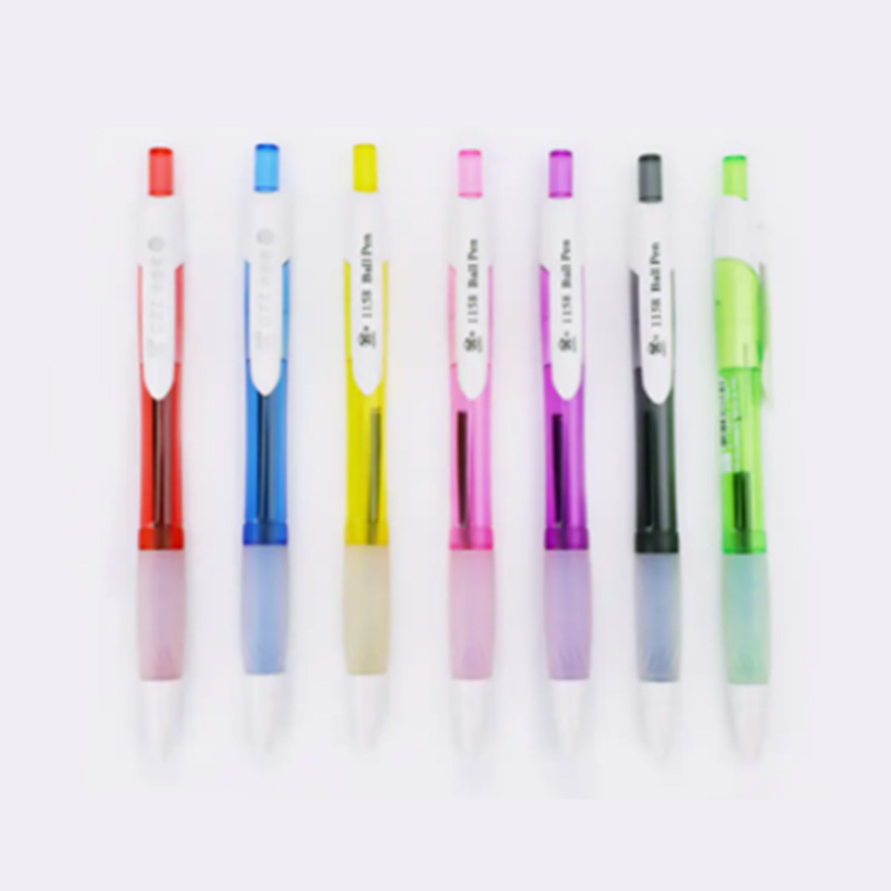 Gumamit ng Opisina ng Roll Ball Pen na May Transparent na Color Pen Holder Roll Ball Pen 1158